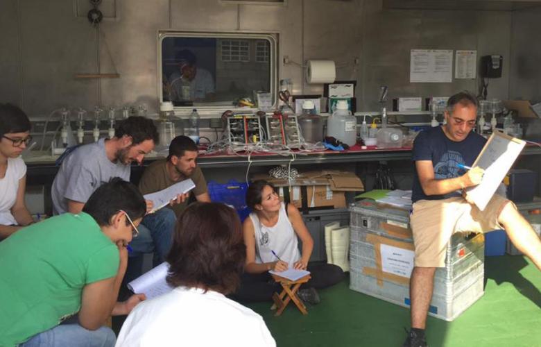 Miguel Gil Coto na expedición.