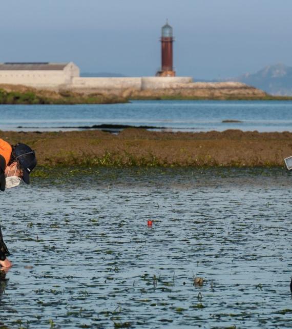 IIM workers in a field trip in Bouzas